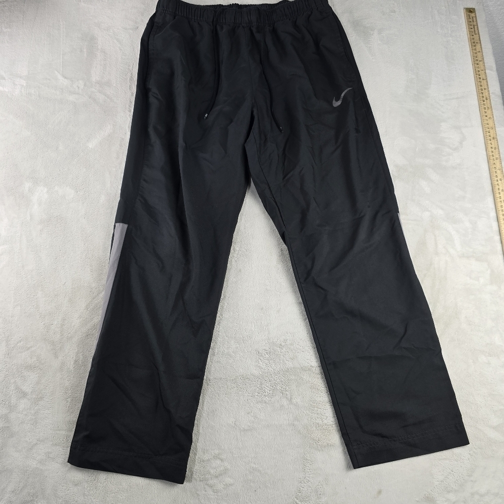 Nike Dri-Fit Pants Men Black Athletic Training Track Sweat Joggers Sz XXL